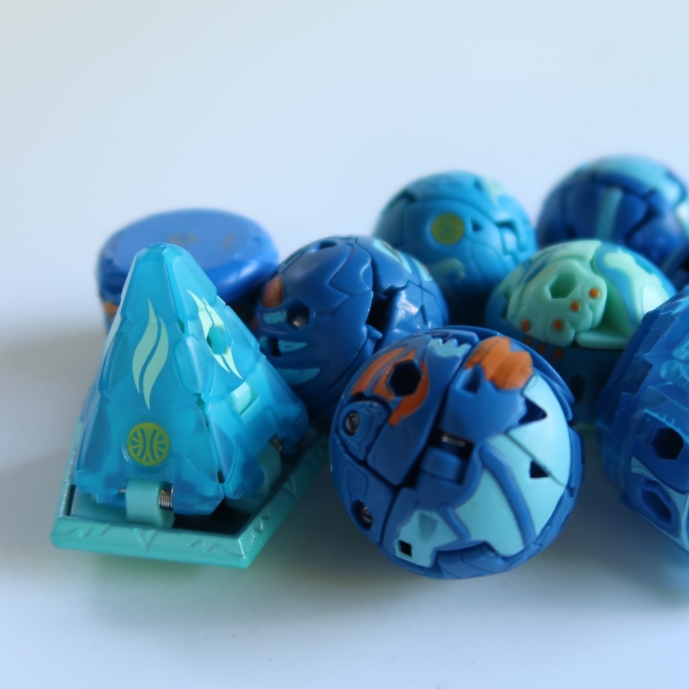 Lot Of 12 Blue Aquos faction Bakugan‎ Brawlers Armored Alliance w Magnetic